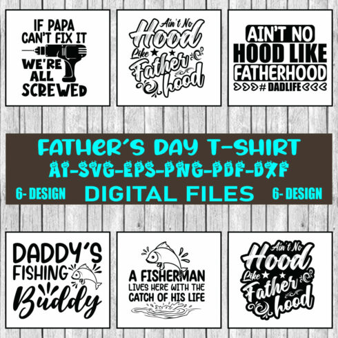 Father's Day T-shirt Design Bundle Vol-06 cover image.
