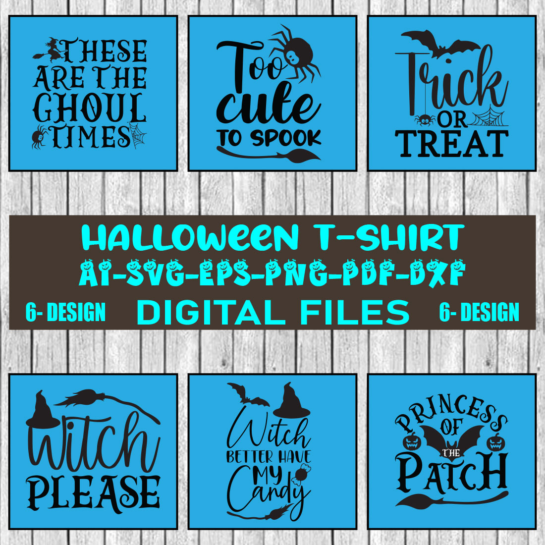 Halloween T-shirt Design Bundle Vol-05 cover image.