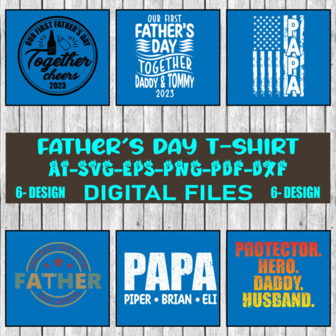 Father's Day T-shirt Design Bundle Vol-19 cover image.