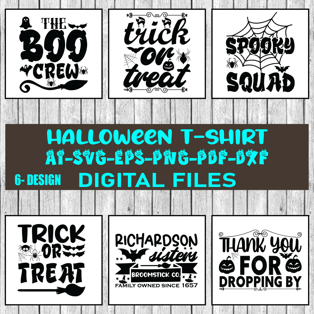 Halloween T-shirt Design Bundle Vol-12 cover image.