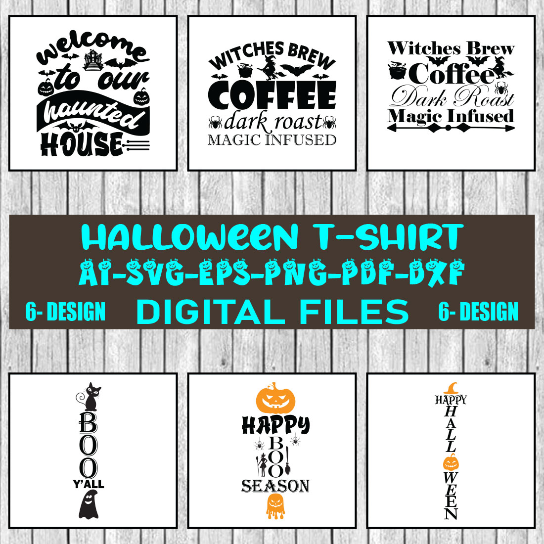 Halloween T-shirt Design Bundle Vol-13 cover image.