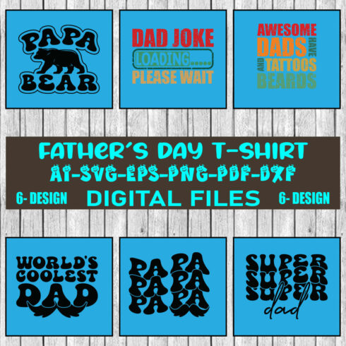 Father's Day T-shirt Design Bundle Vol-11 cover image.