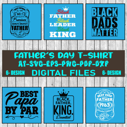 Father's Day T-shirt Design Bundle Vol-02 cover image.