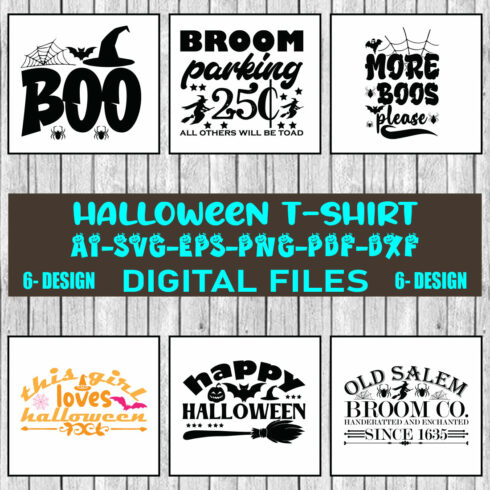 Halloween T-shirt Design Bundle Vol-11 cover image.