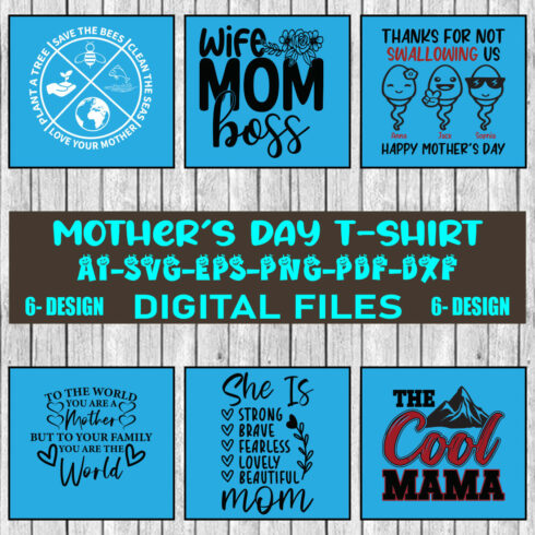 Mother's Day T-shirt Design Bundle Vol-04 cover image.
