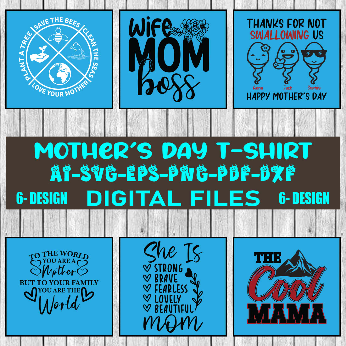 Mothers Day T Shirt Design Bundle Vol 04 Masterbundles 