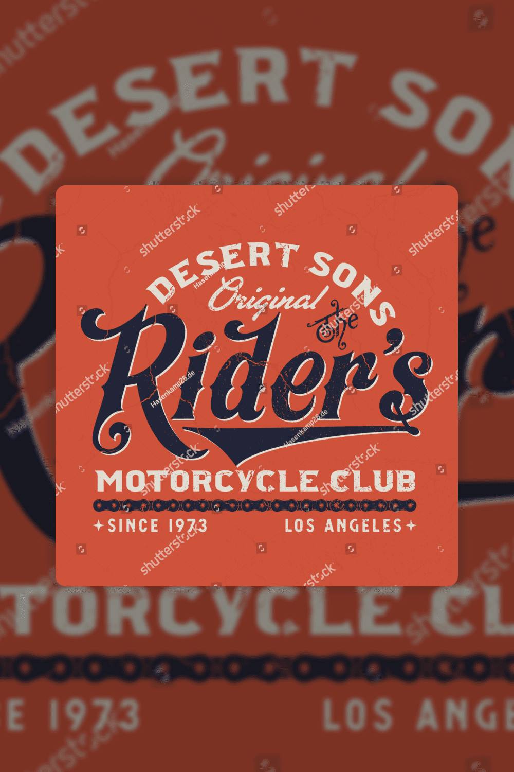 Rider´s Los Angeles - Tee Design For Print.