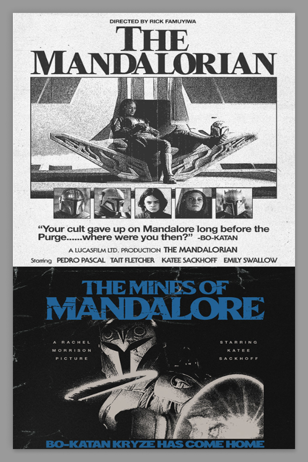 The Mandalorian: Retro Poster Series.