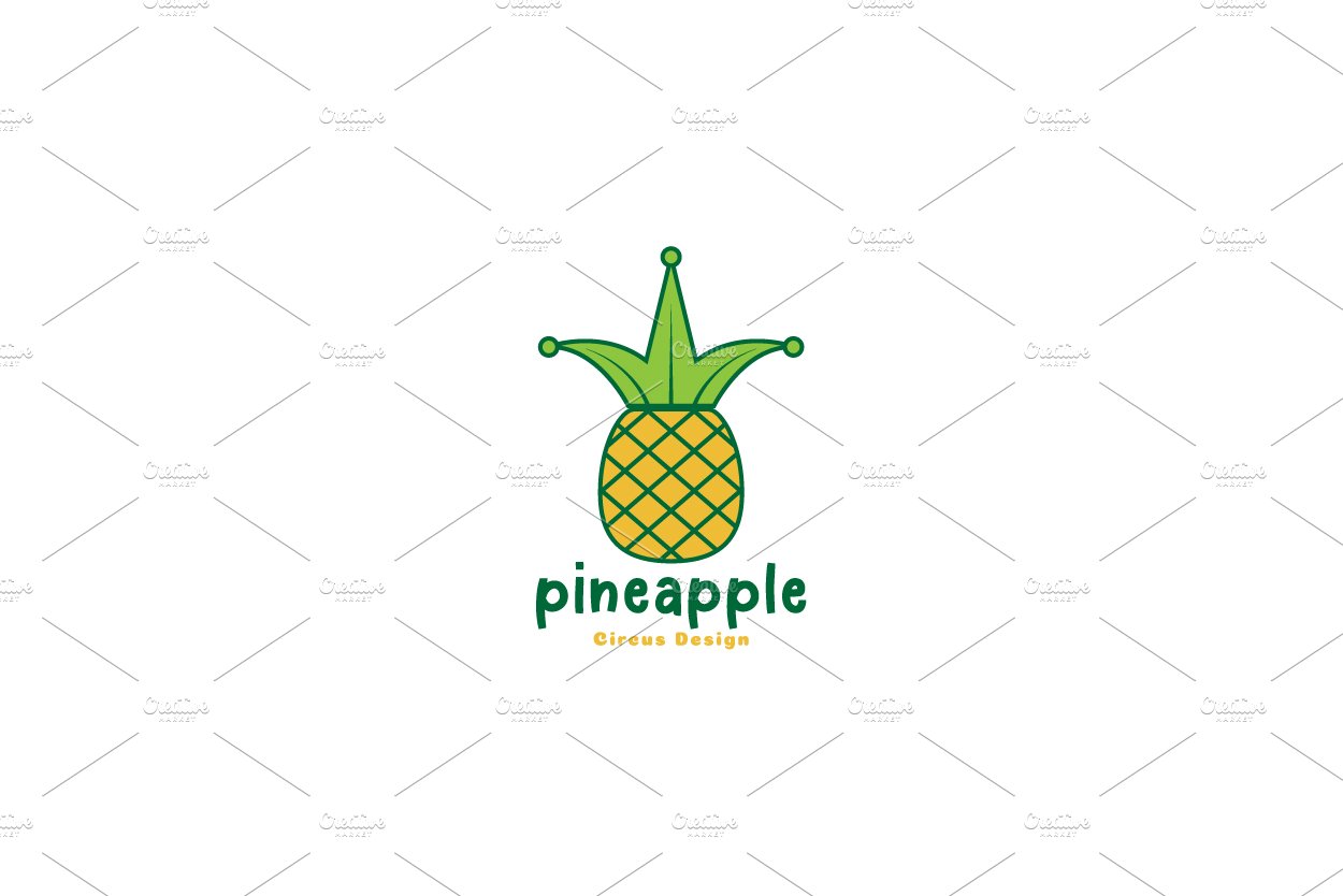colorful pineapple with crown logo cover image.