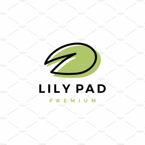 lily pad logo vector icon cover image.