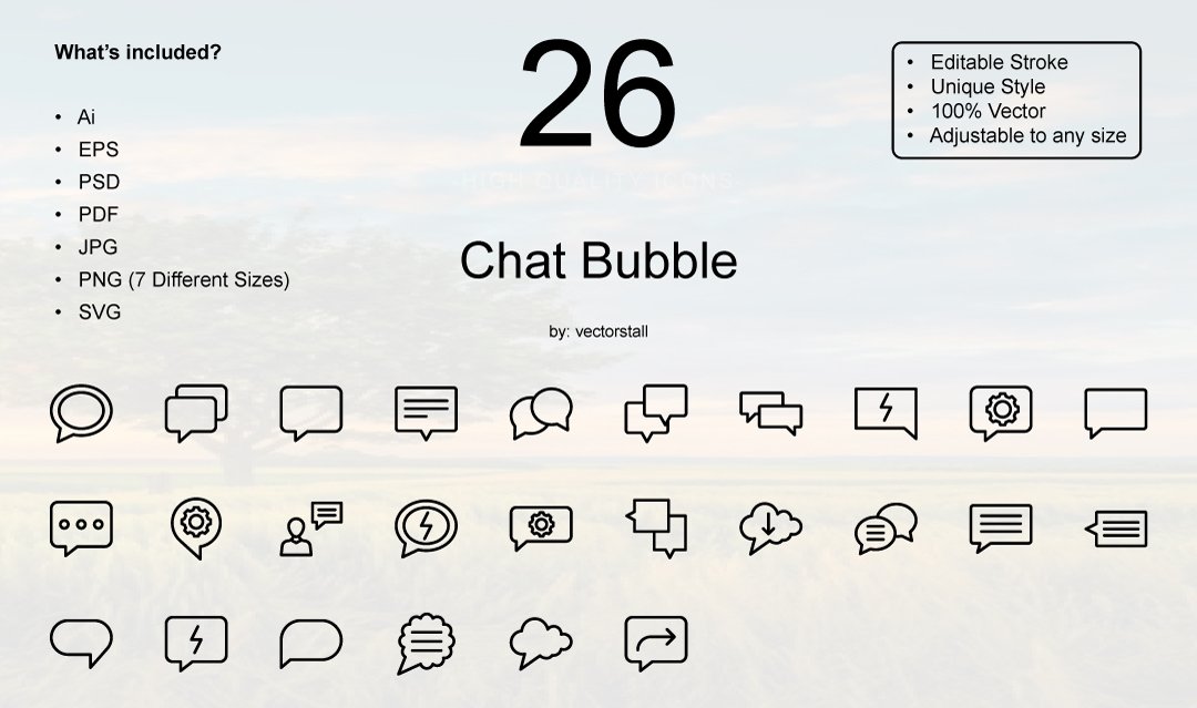 chat bubble icon 16px