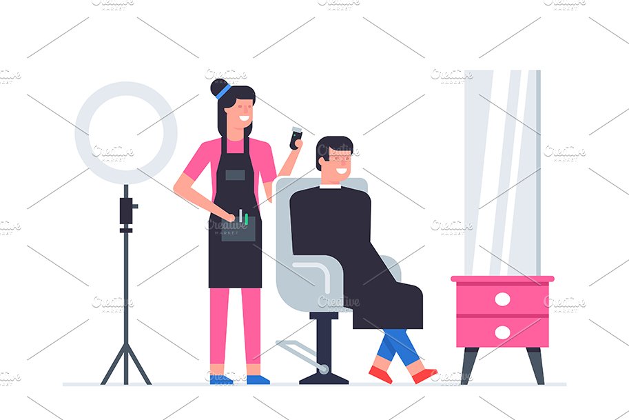 Hairdressing salon cover image.