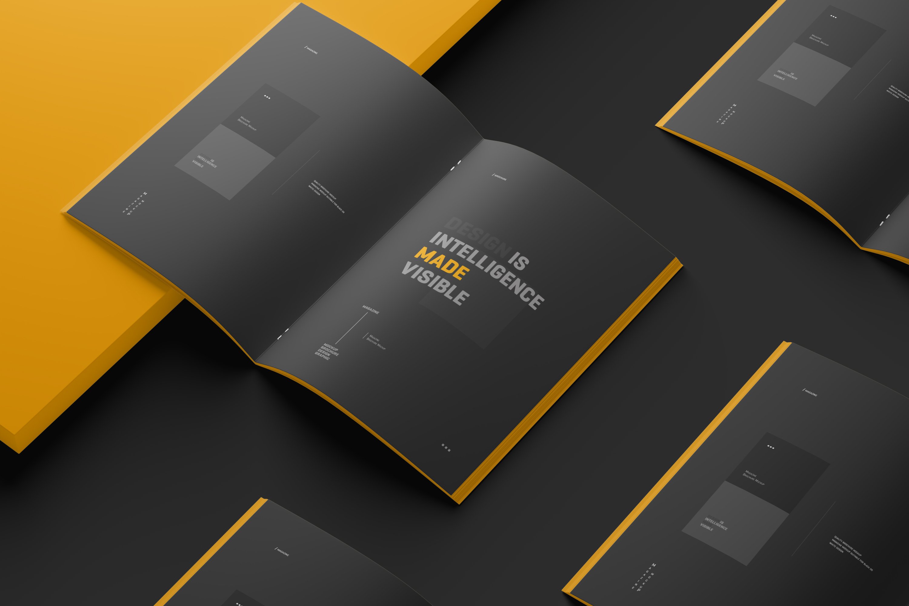 10 a4 magazine brochure mockup 963