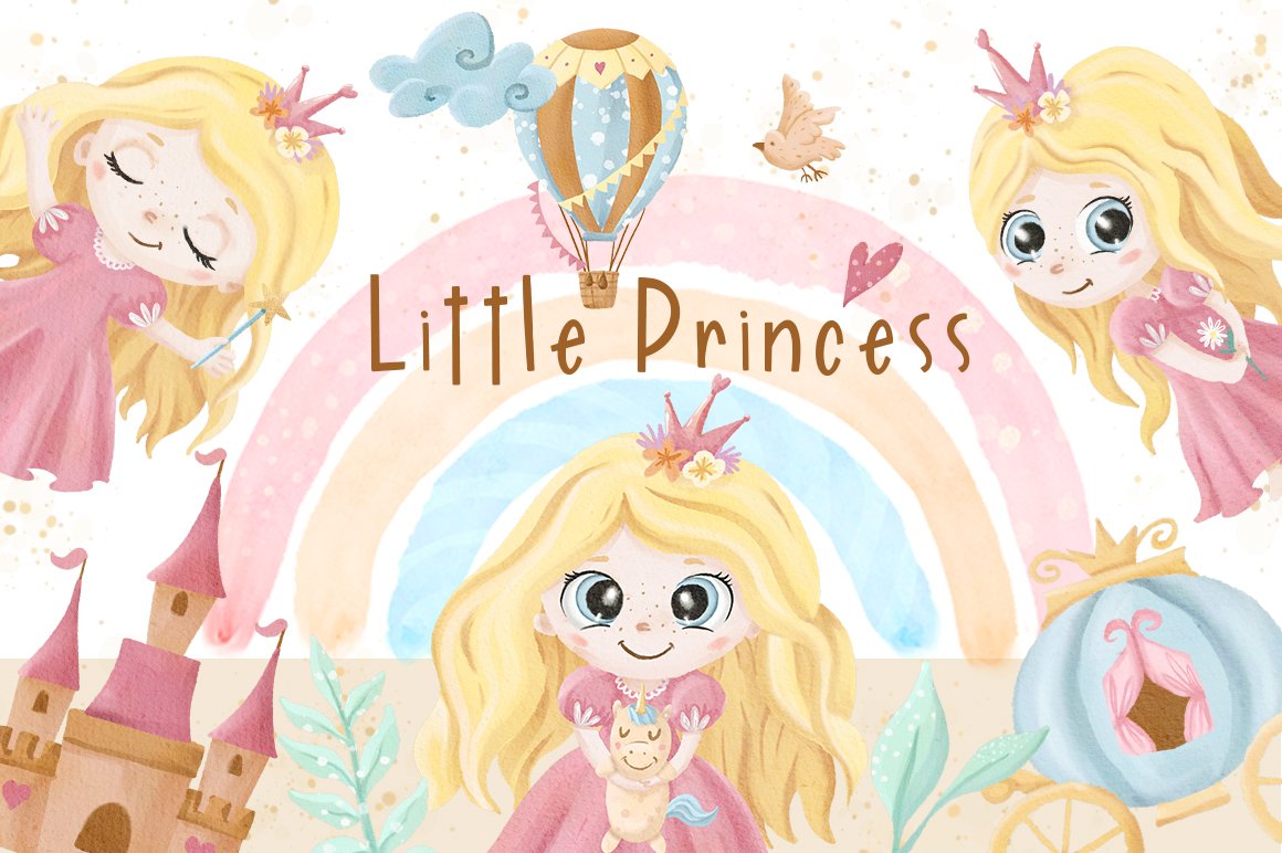 Little Princess Watercolor Set cover image.
