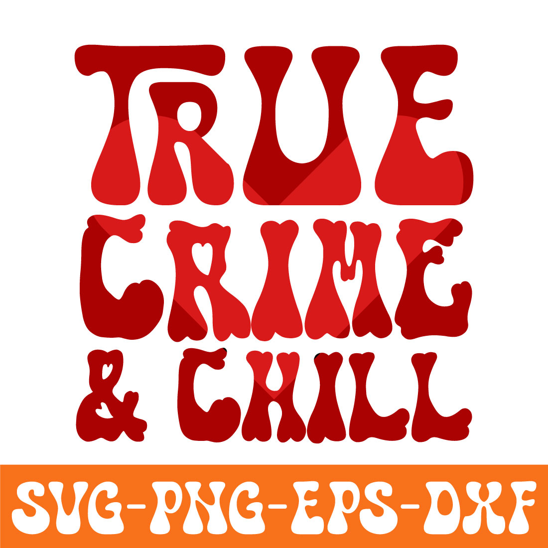 True-Crime Retro Svg preview image.