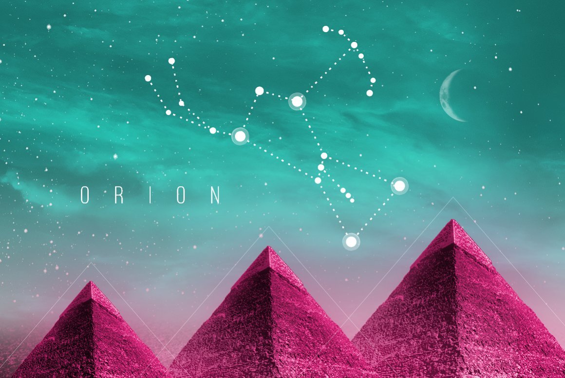 11 constellations orion pyramids simple 274