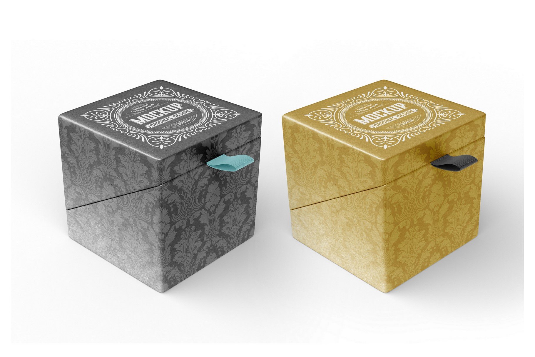 Gift  Cardboard Box Mockup cover image.