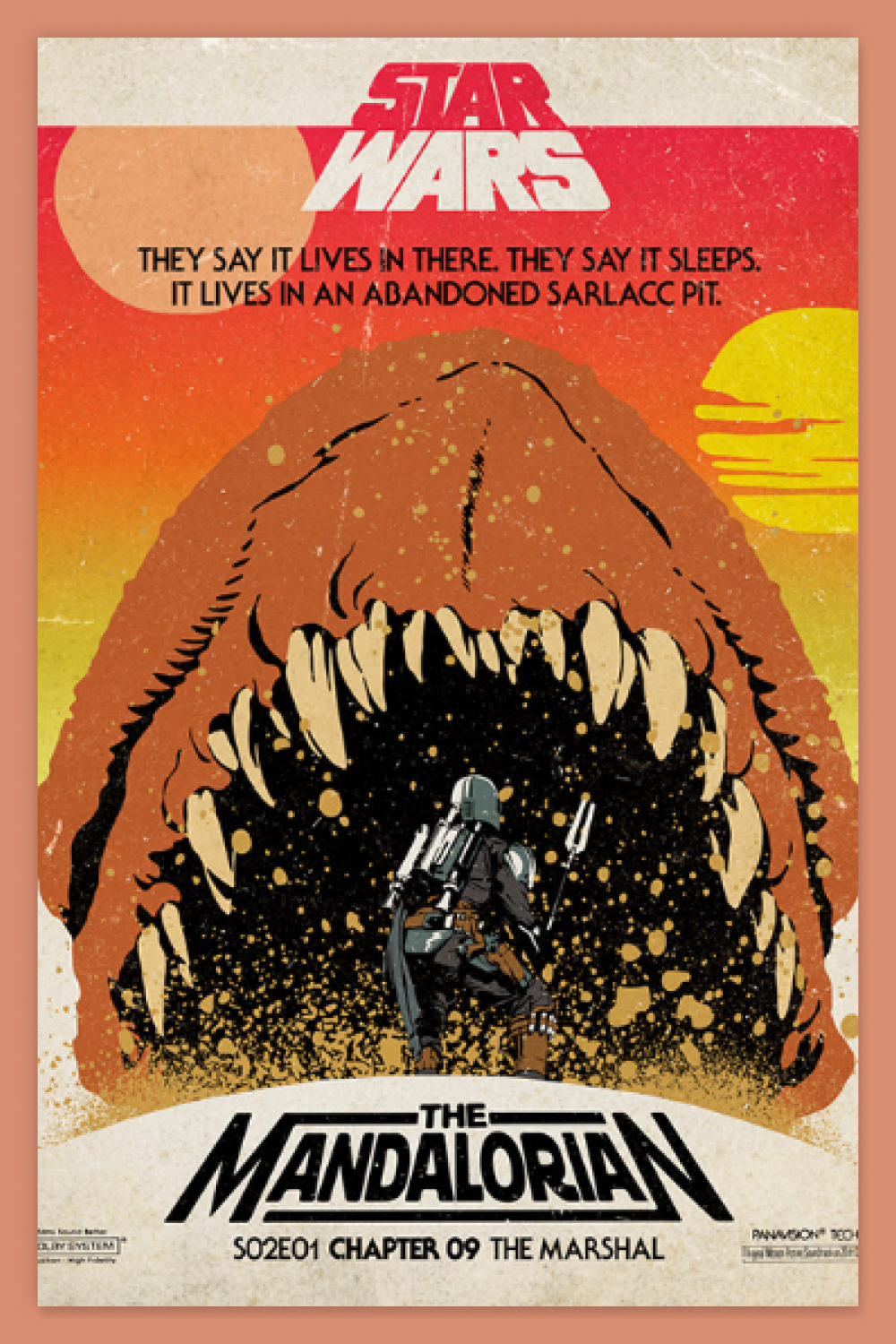 The Mandalorian Season 2 | Retro Star Wars Posters.