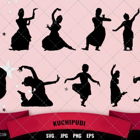 Kuchipudi Dance Silhouette cover image.