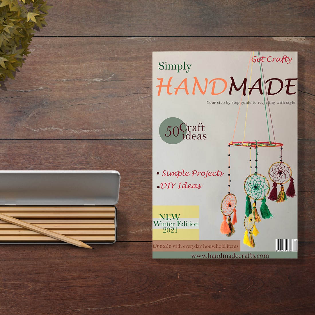 Craft Magazine cover page preview image.