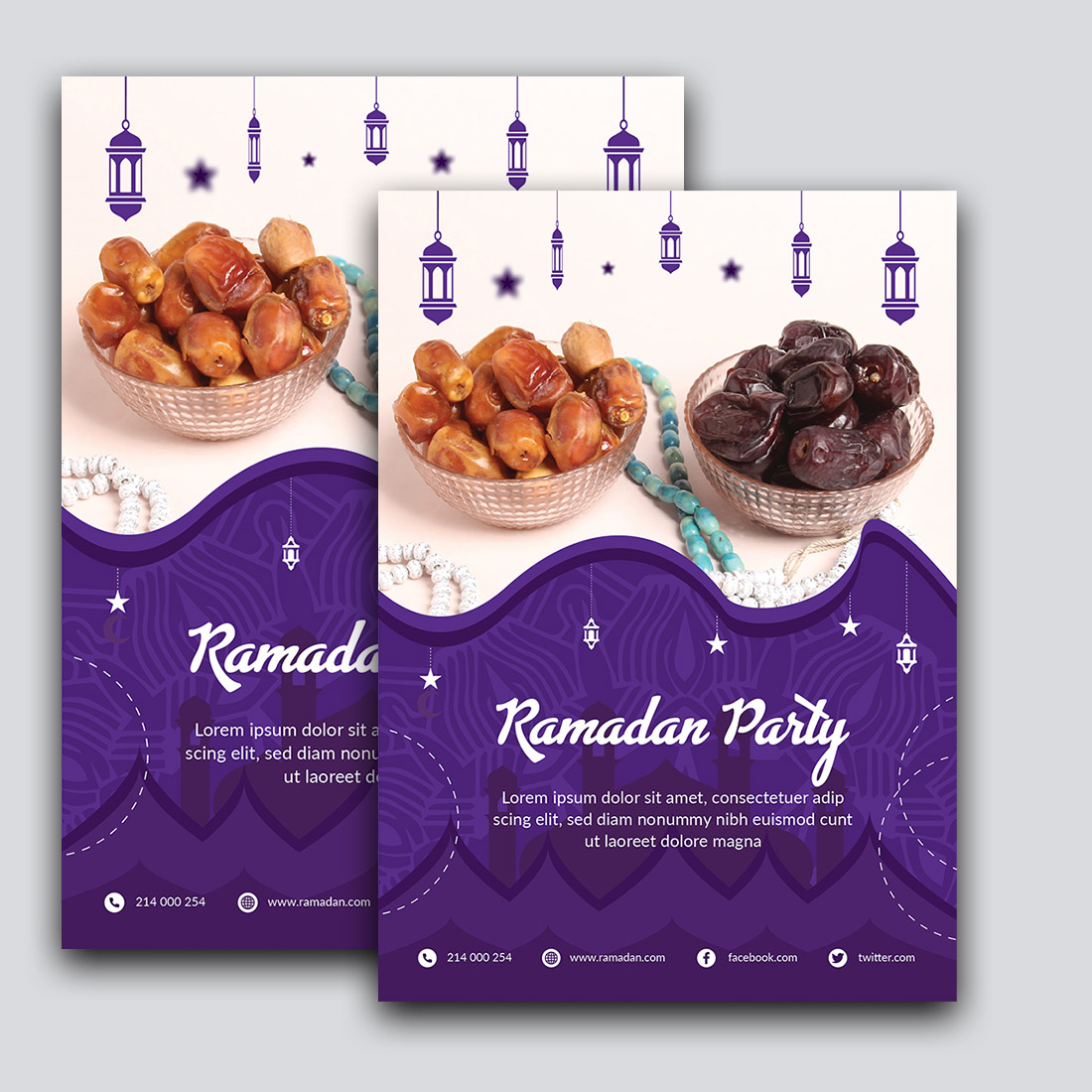 Ramadan Flyer Template cover image.