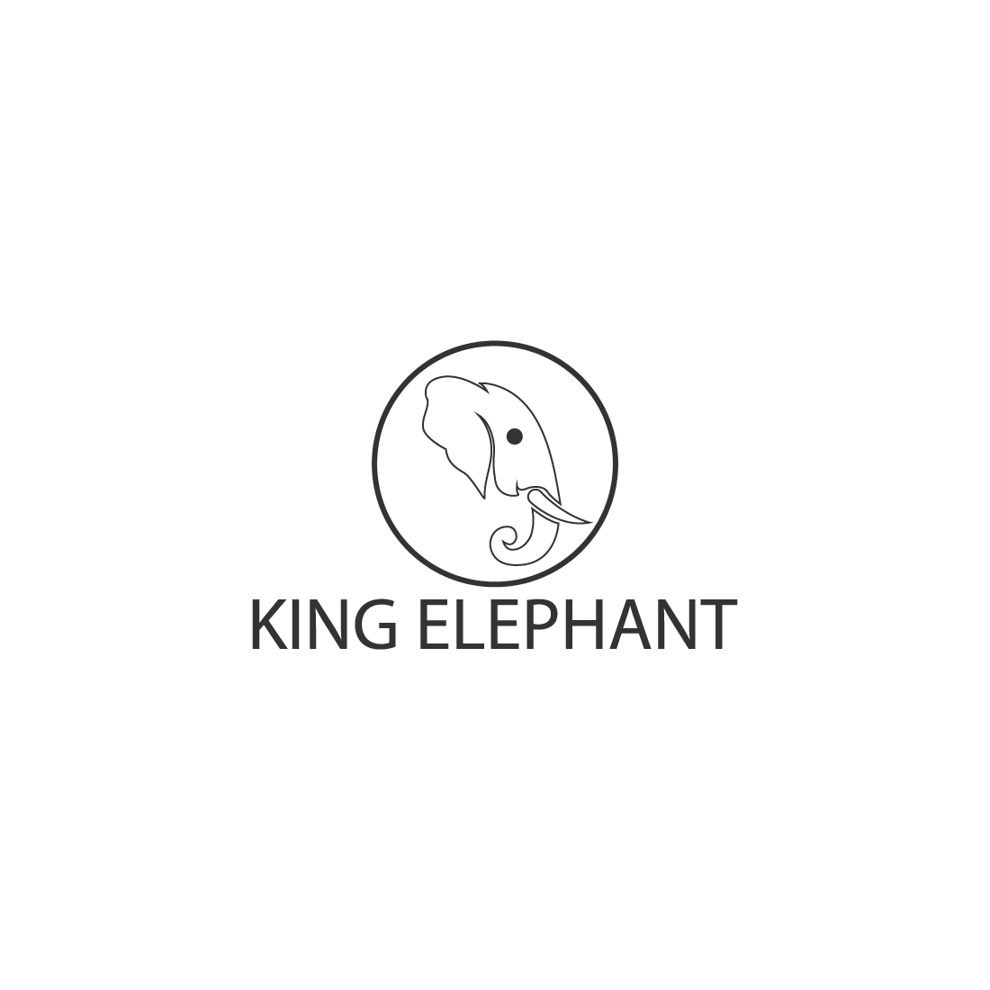 Elephant Minimal Logo preview image.
