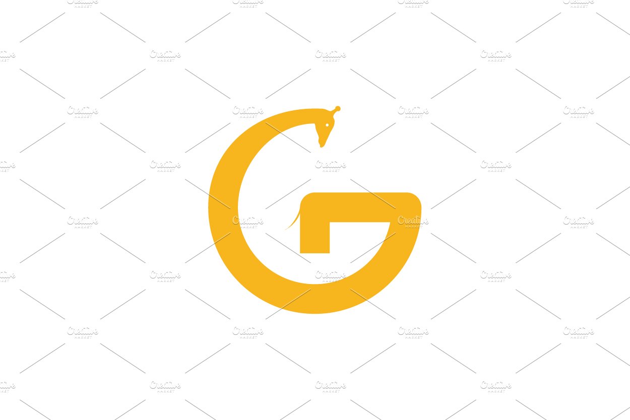 letter G with giraffe shape logo cover image.