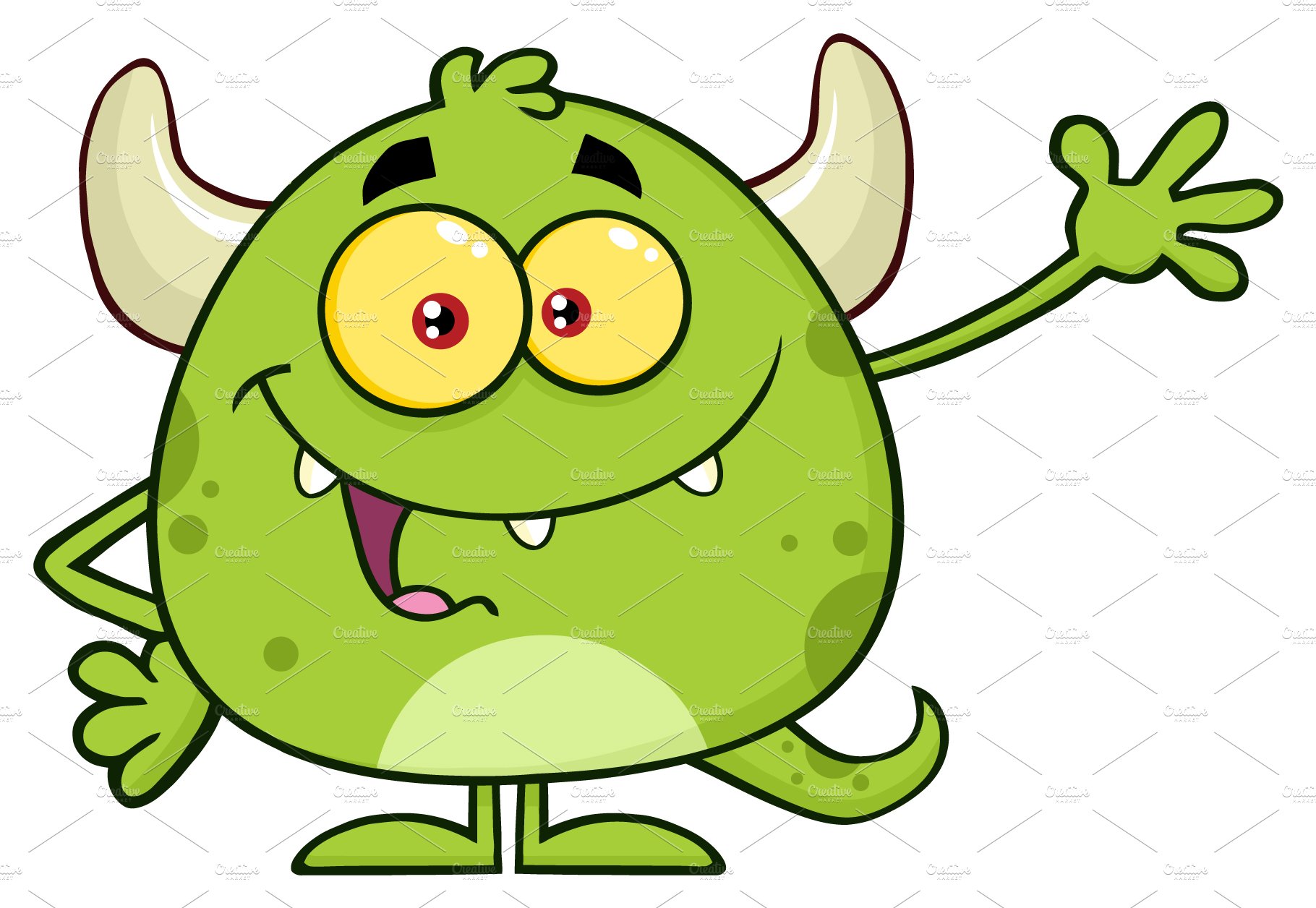 Monster Cartoon Emoji Character cover image.
