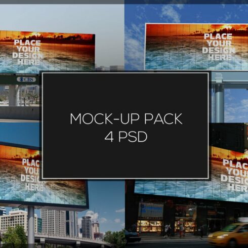 Billboard Mock-up Pack#3 cover image.