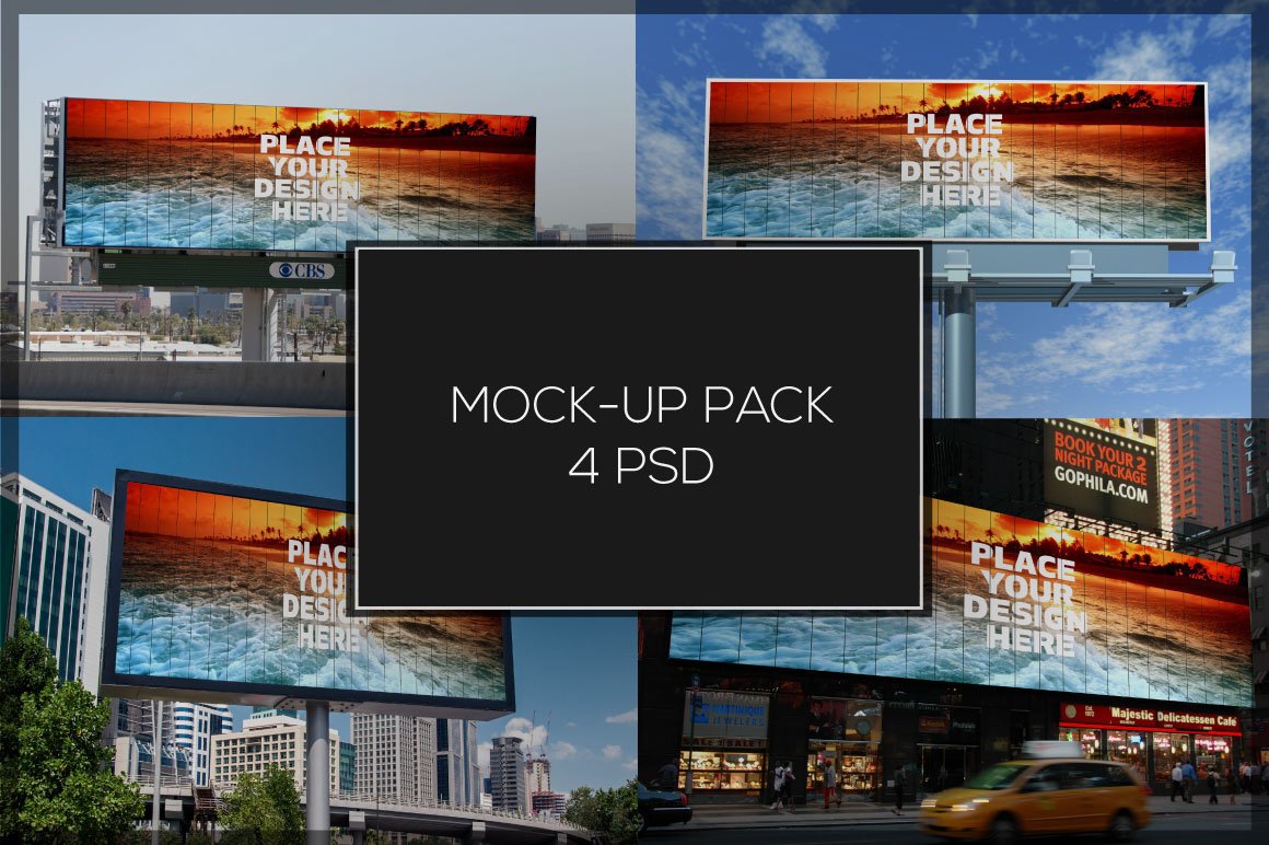 Billboard Mock-up Pack#3 cover image.