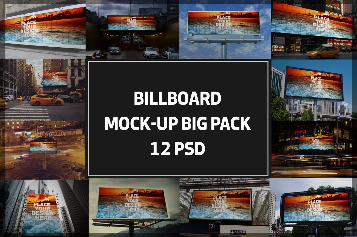 Billboard Mock-up Big Pack#2 cover image.