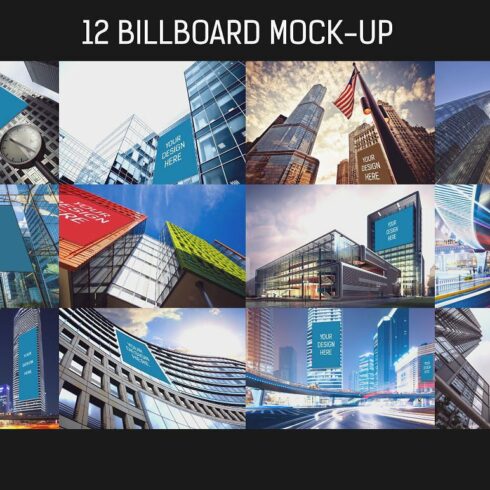 12 Billboard Mock-up Pack cover image.