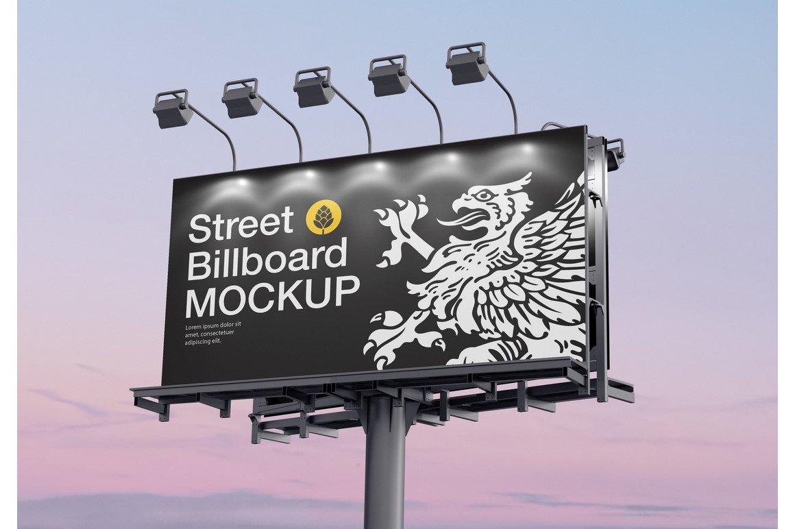 Outdoor Billboard Mockup cover image.