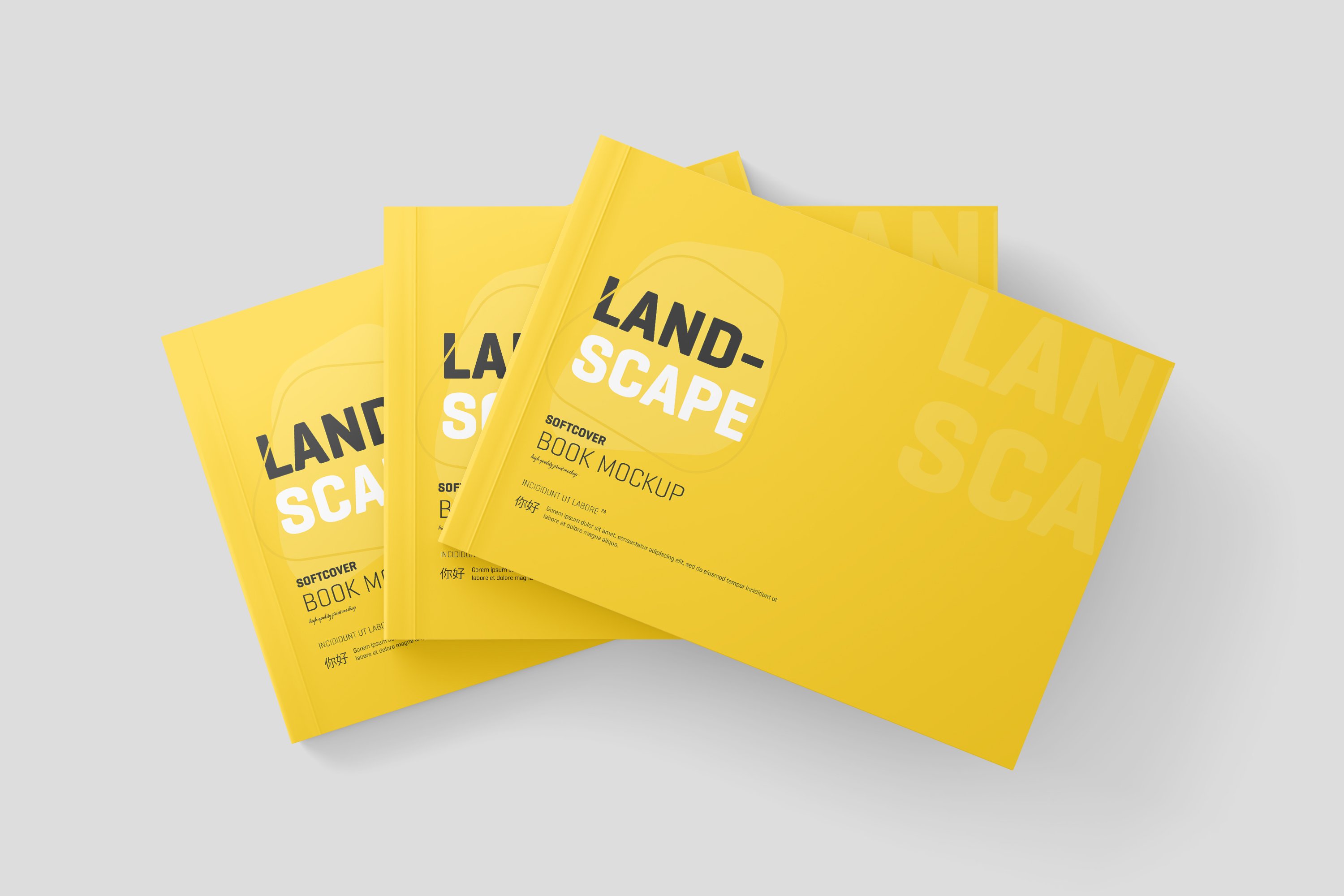 11 landscape softcover book mockup preview 49