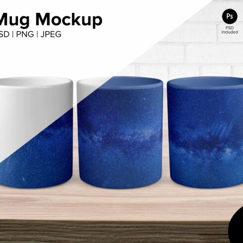 11 oz. Full Wrap Mug Mockup cover image.