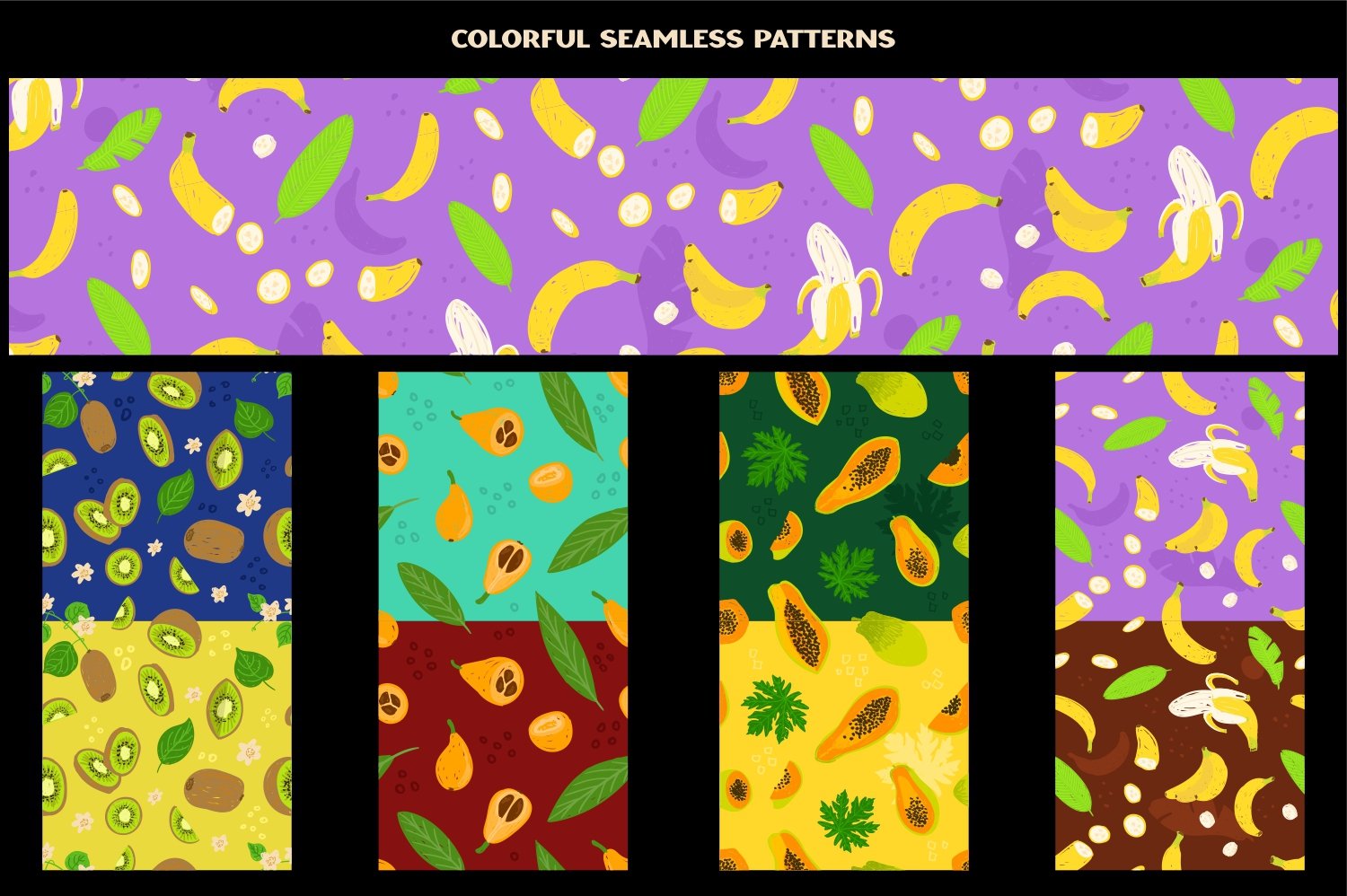 12 colorful seamless fruit pattern 978