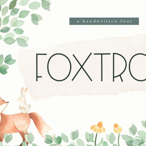 Foxtrot - Handwritten Font cover image.