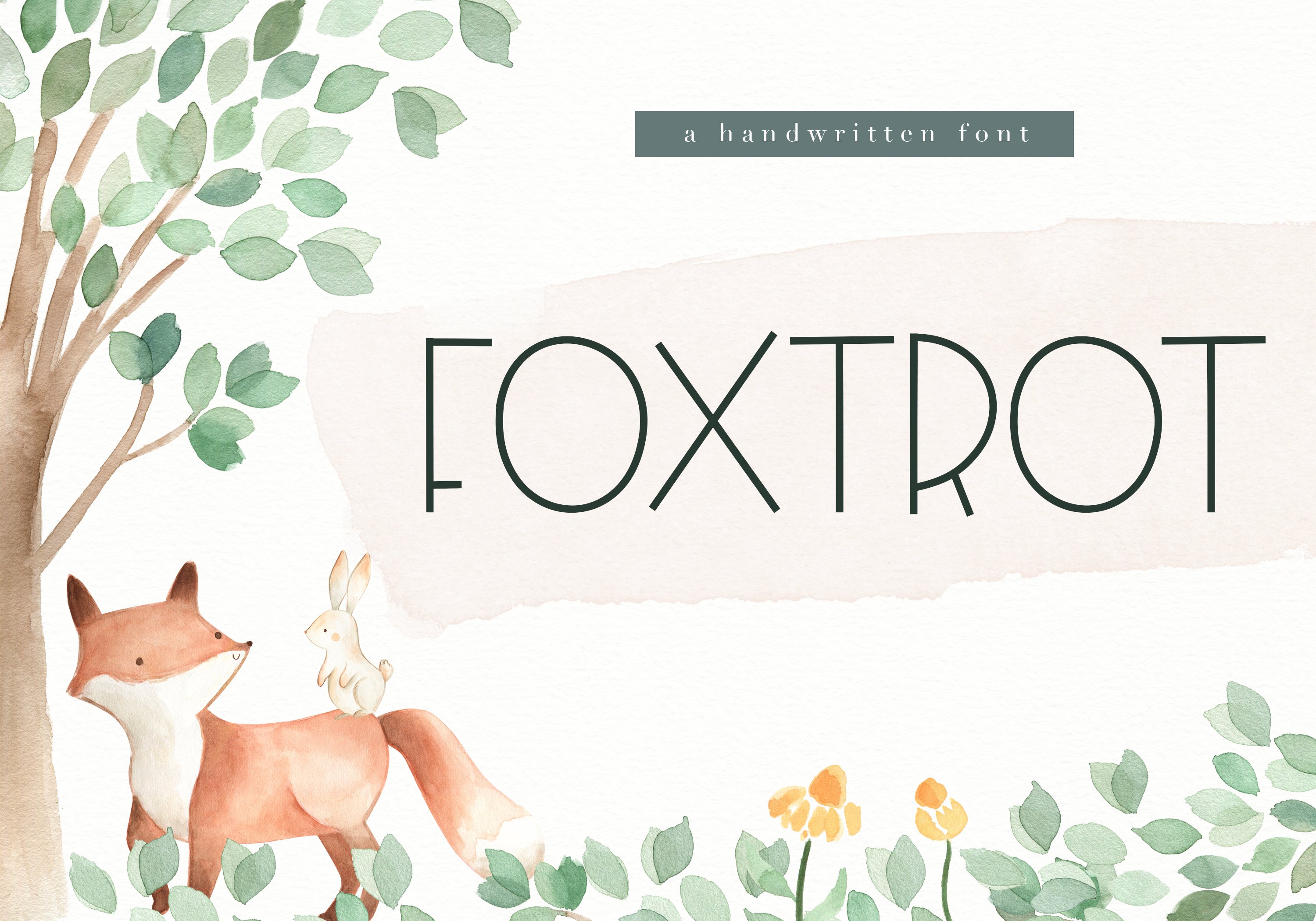 Foxtrot - Handwritten Font cover image.