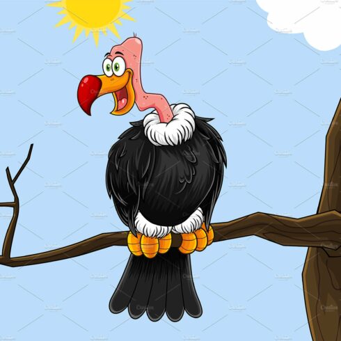 Condor Or Vulture Cartoon Character cover image.