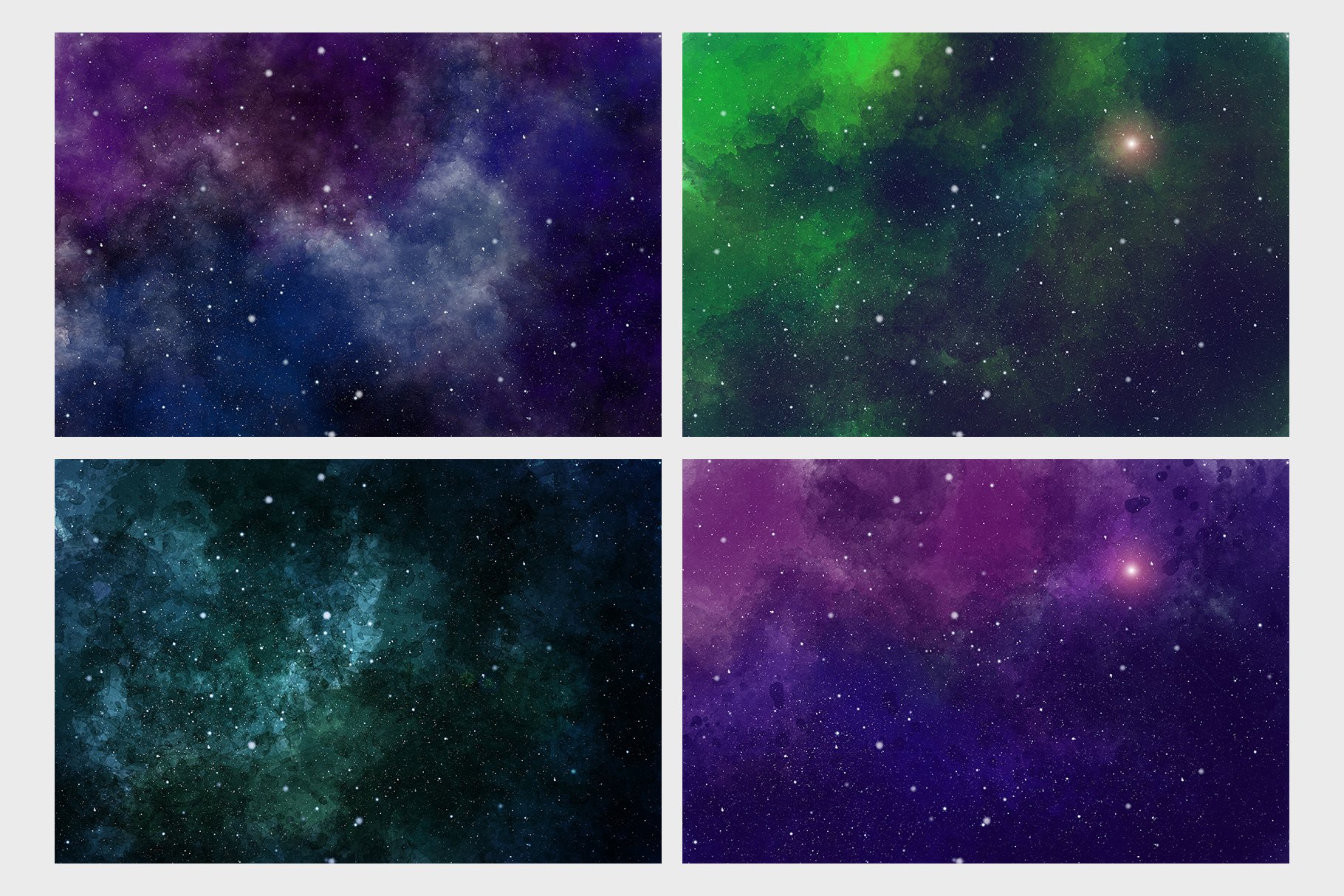 Watercolor Starry Sky preview image.