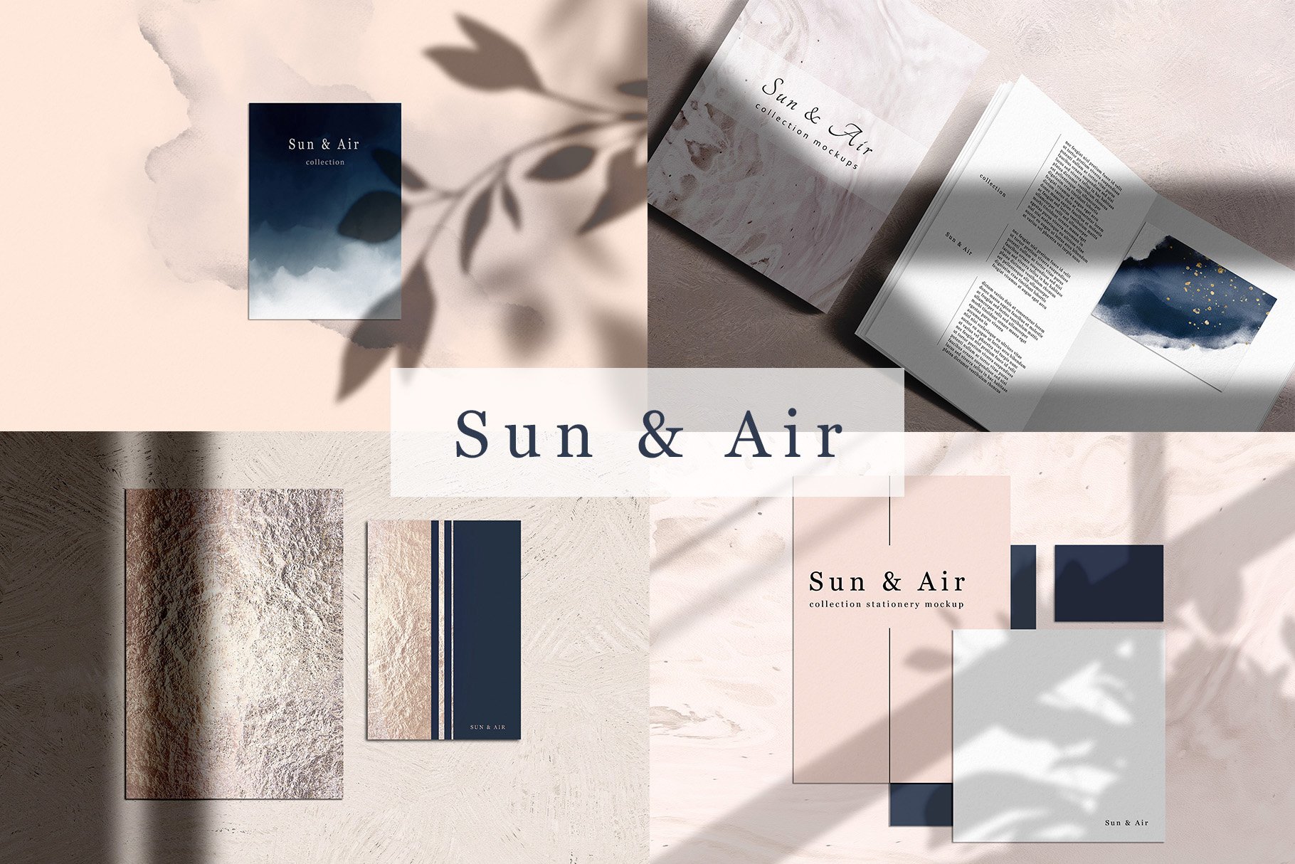 Mockup Kit - SUN & AIR scene creator cover image.