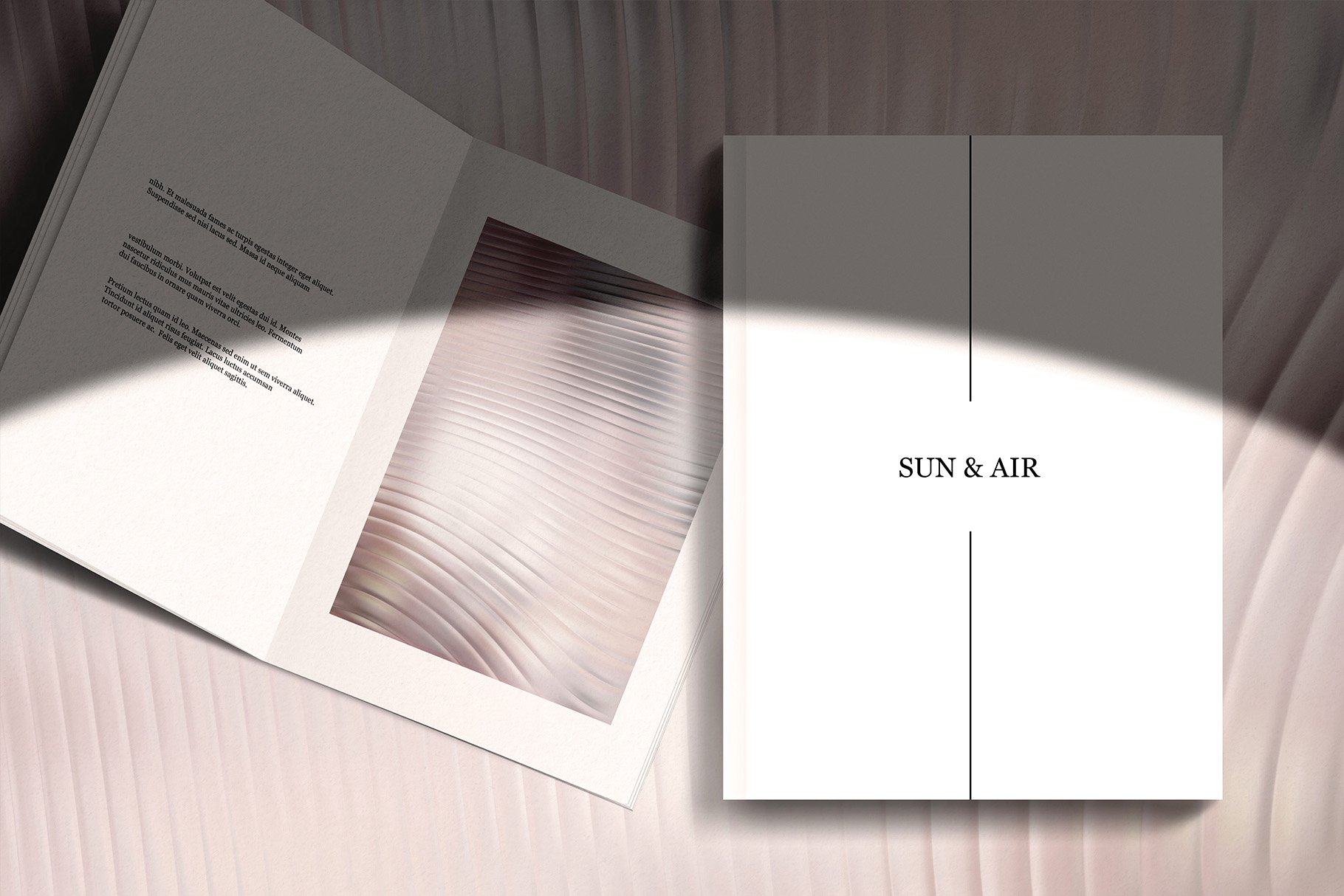 Mockup Kit - SUN & AIR scene creator preview image.