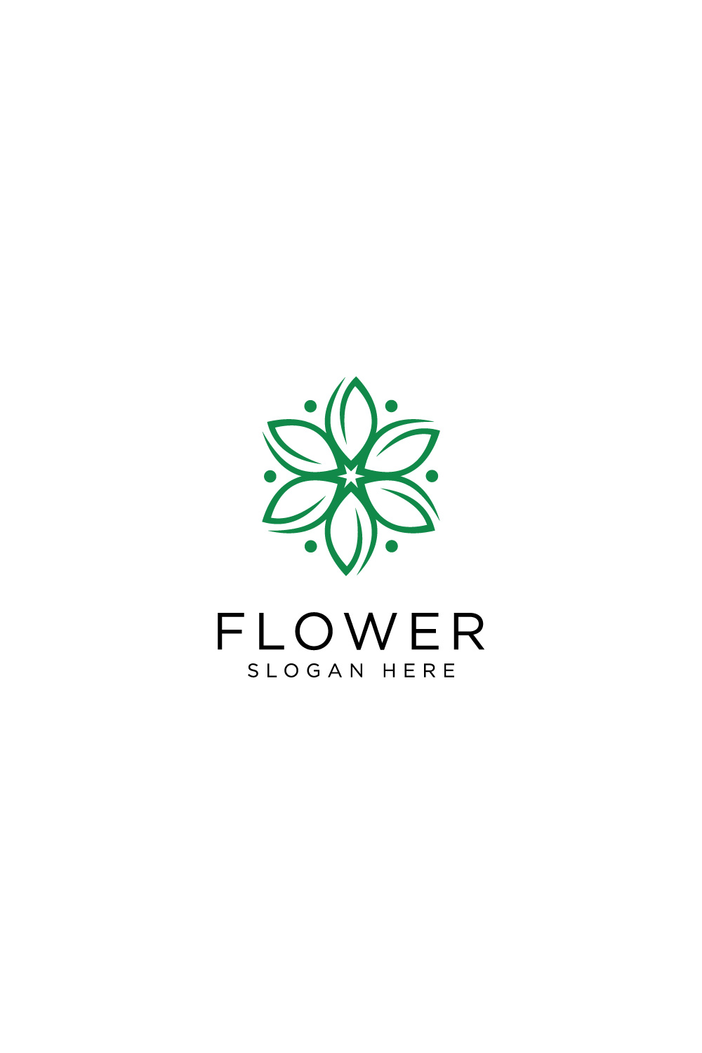 flower nature logo vector design pinterest preview image.