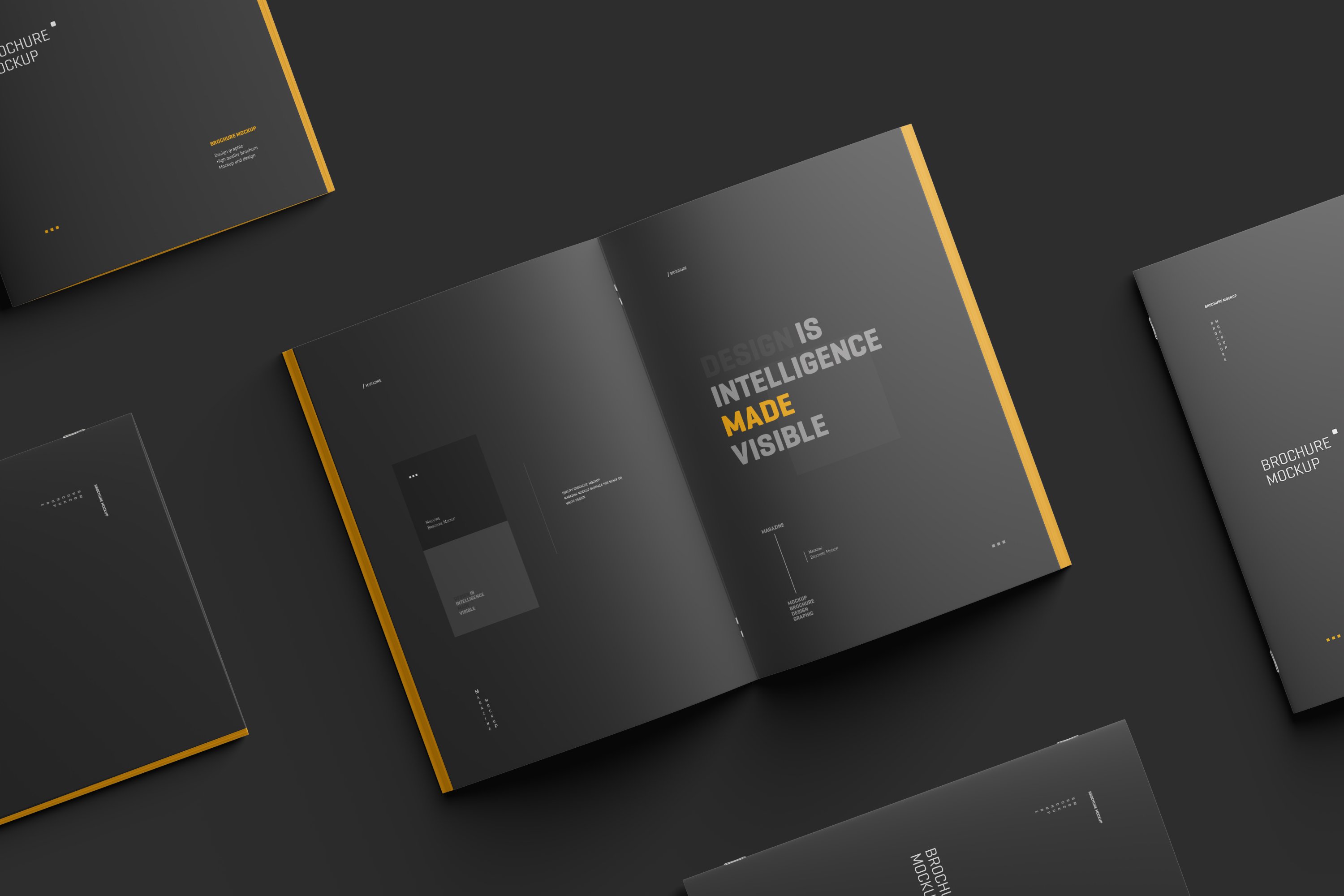 12 a4 magazine brochure mockup 954