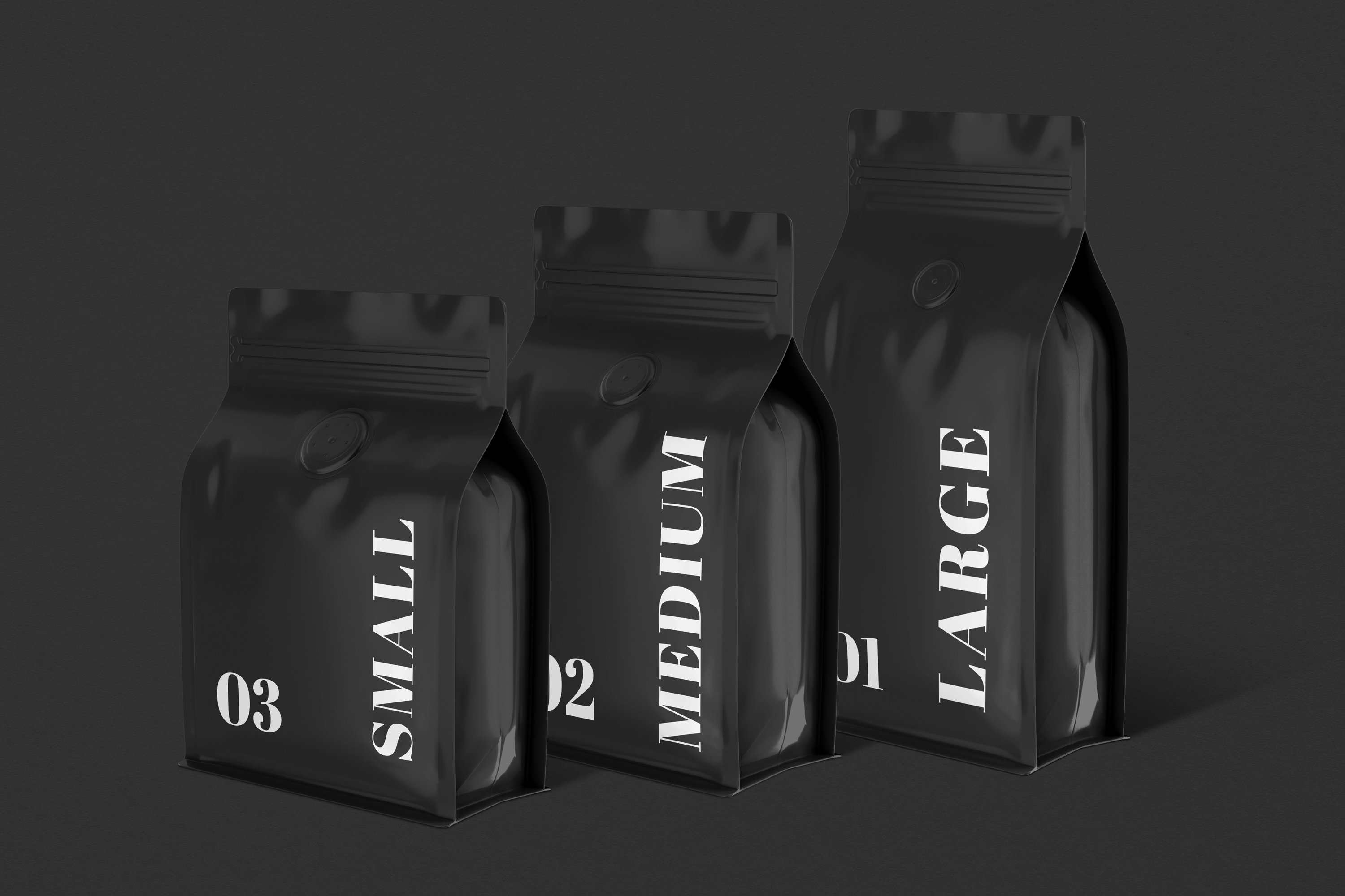 Coffee Packaging Mockups Set preview image.