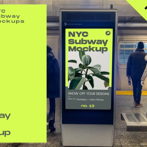 NYC Subway Ad Mockup cover image.