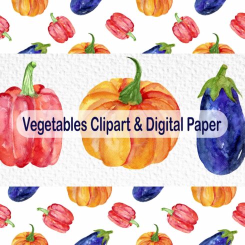 Watercolor Vegetables Patterns cover image.