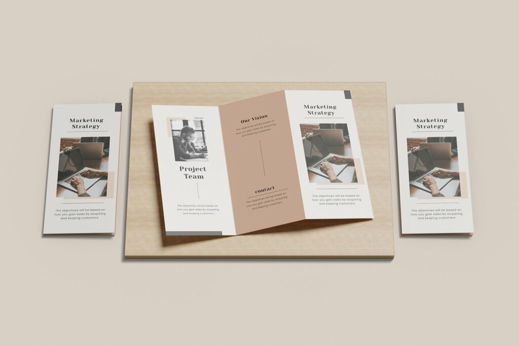 A4 Trifold Brochure Mockup – MasterBundles