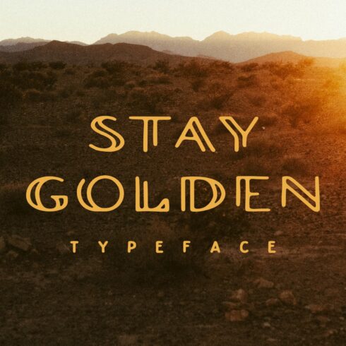 Stay Golden Typeface cover image.