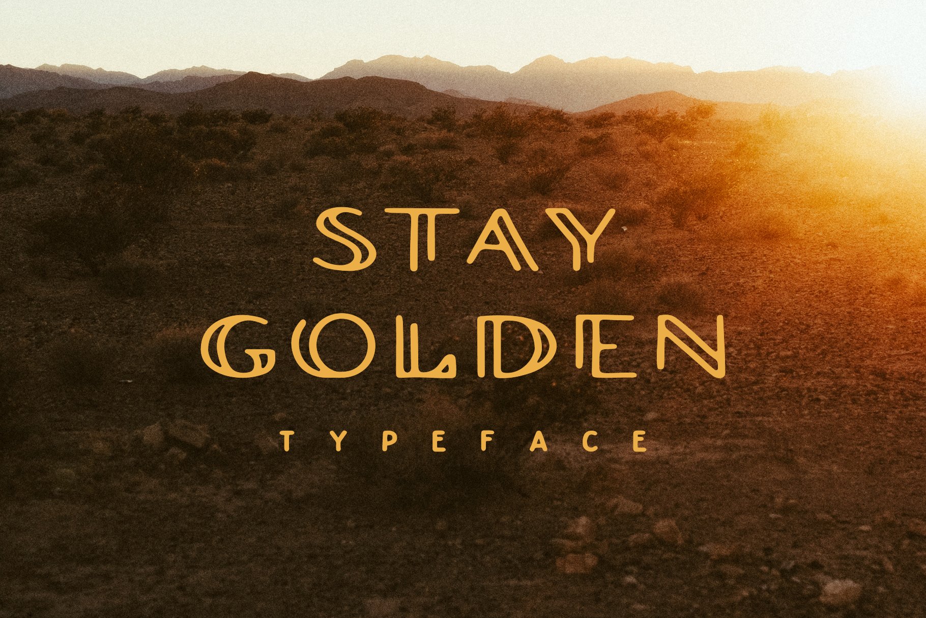 Stay Golden Typeface cover image.